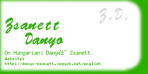 zsanett danyo business card